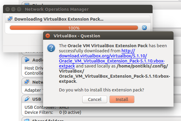 uninstall virtualbox extension pack ubuntu