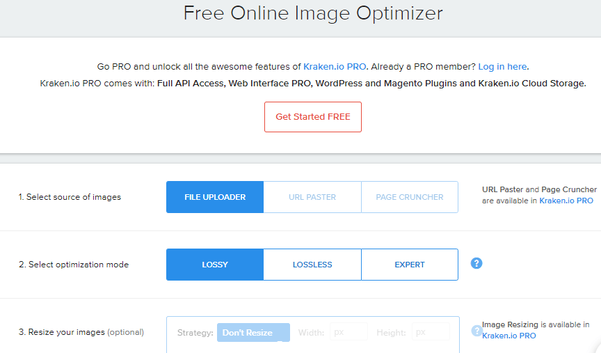 Kraken Image Optimizer